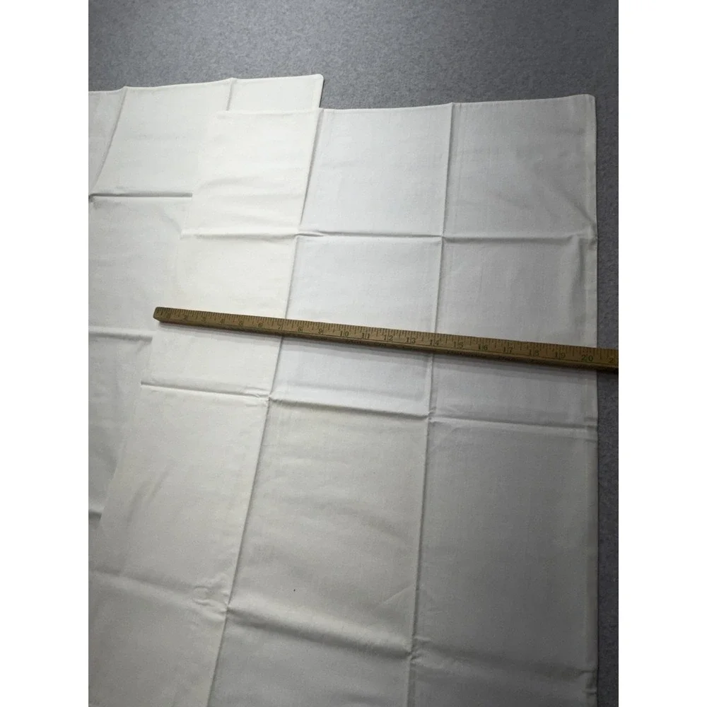 Pacific Percale Pillowcases‎ Set of 2 Mr & Mrs Embroidered Made in USA 42x38.5